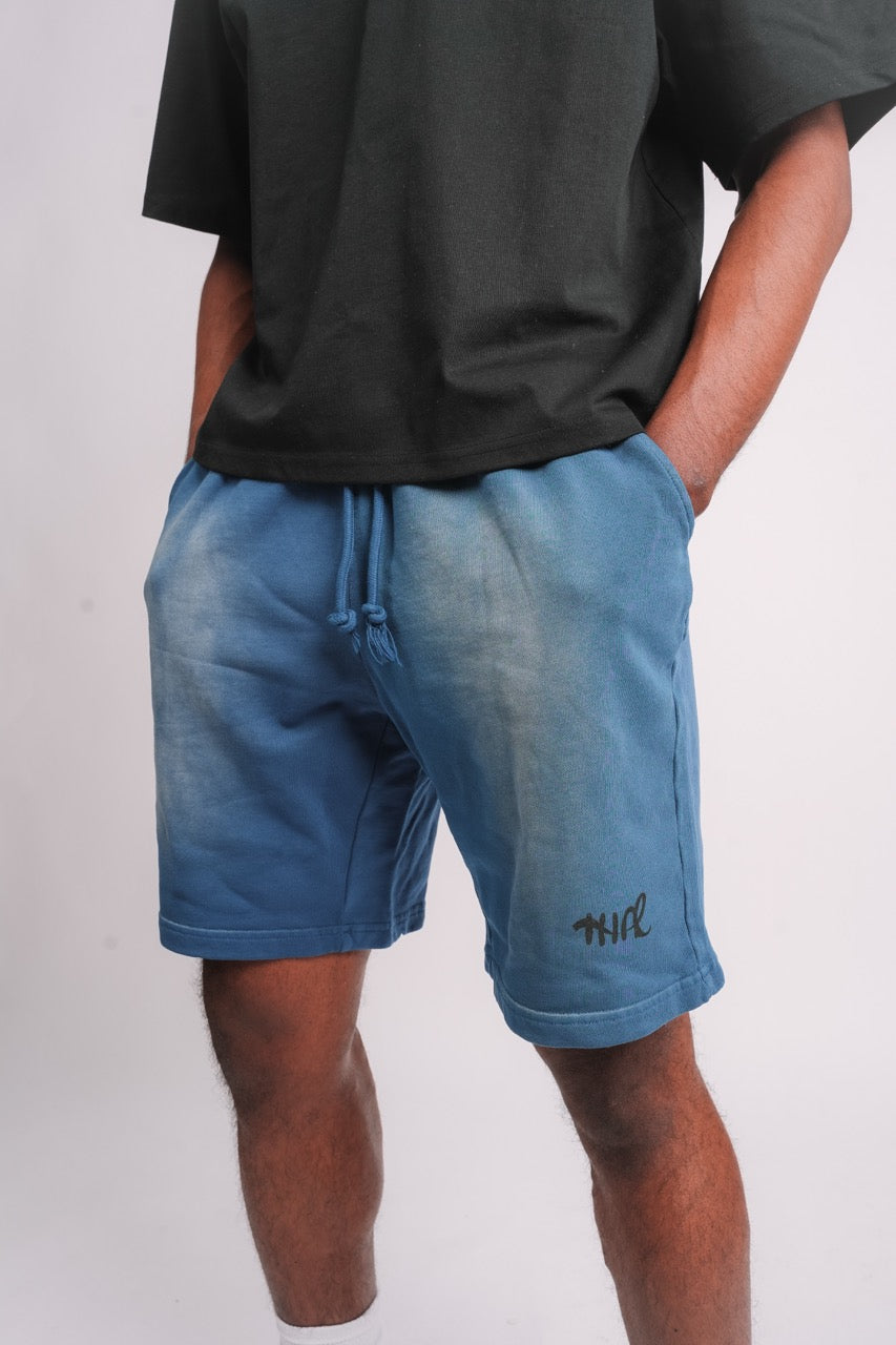 Blue Oversized Shorts