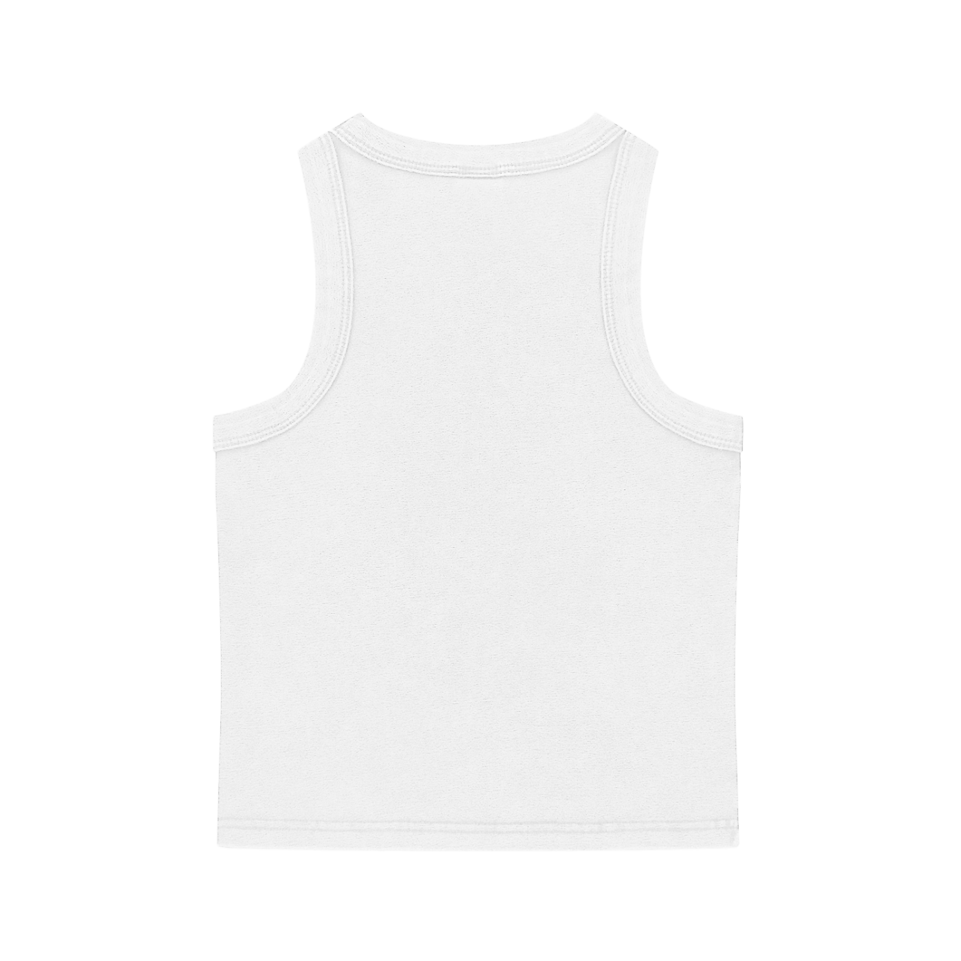 White Snow Washed Tank Top