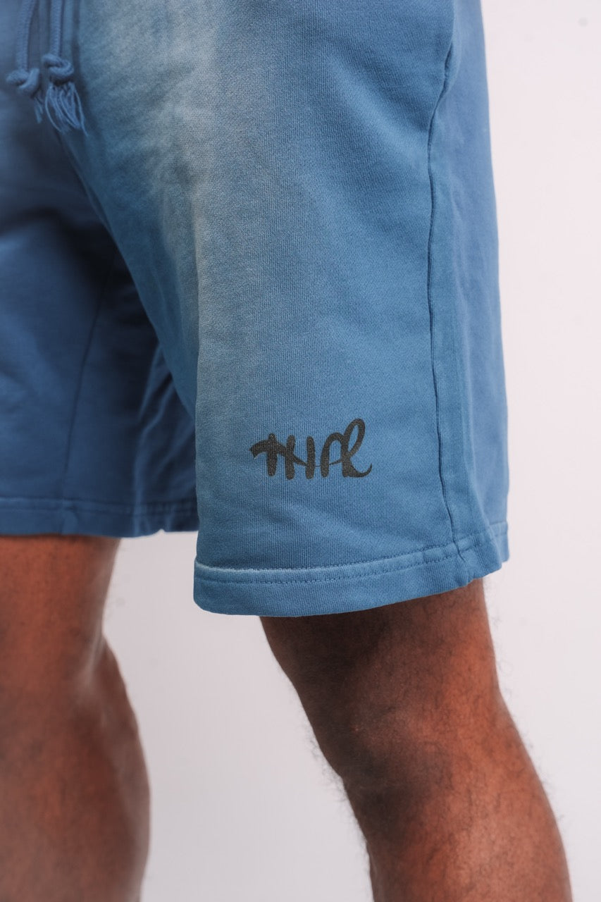 Blue Oversized Shorts