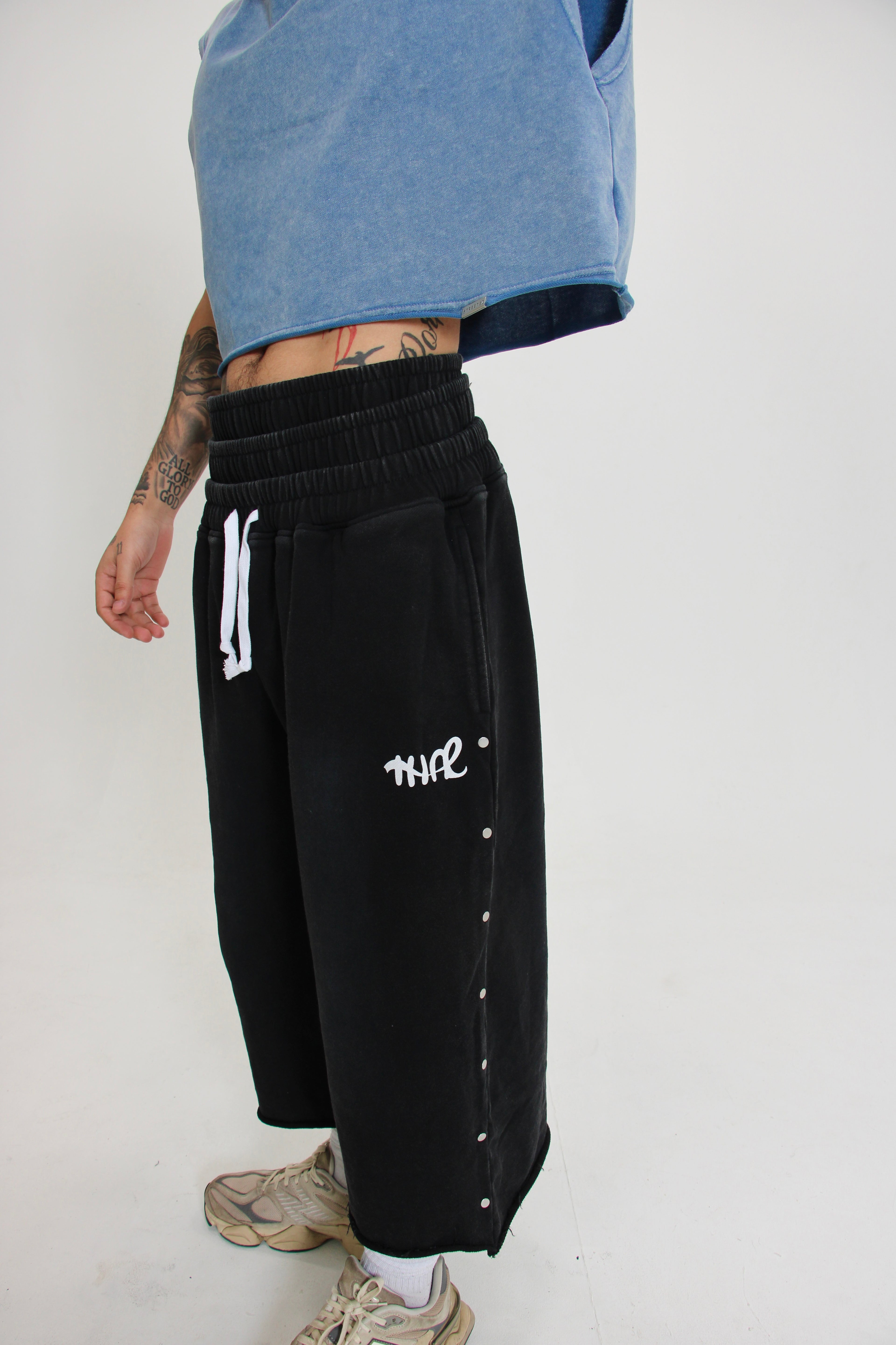 Triple Waistband Cropped Sweats