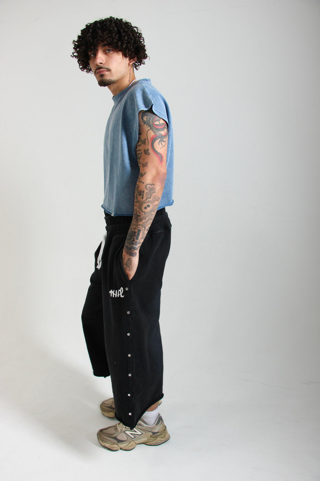 Triple Waistband Cropped Sweats