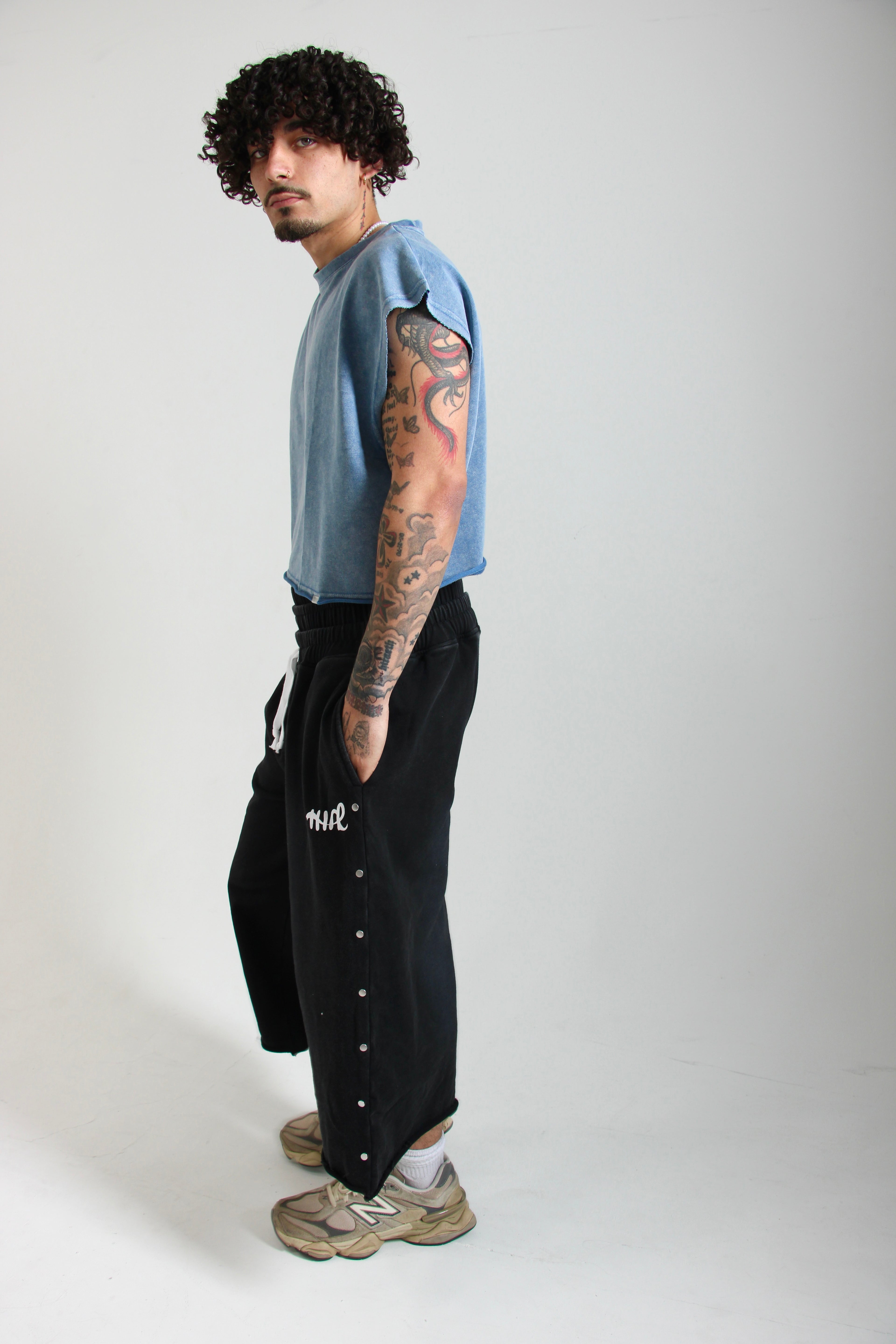 Triple Waistband Cropped Sweats