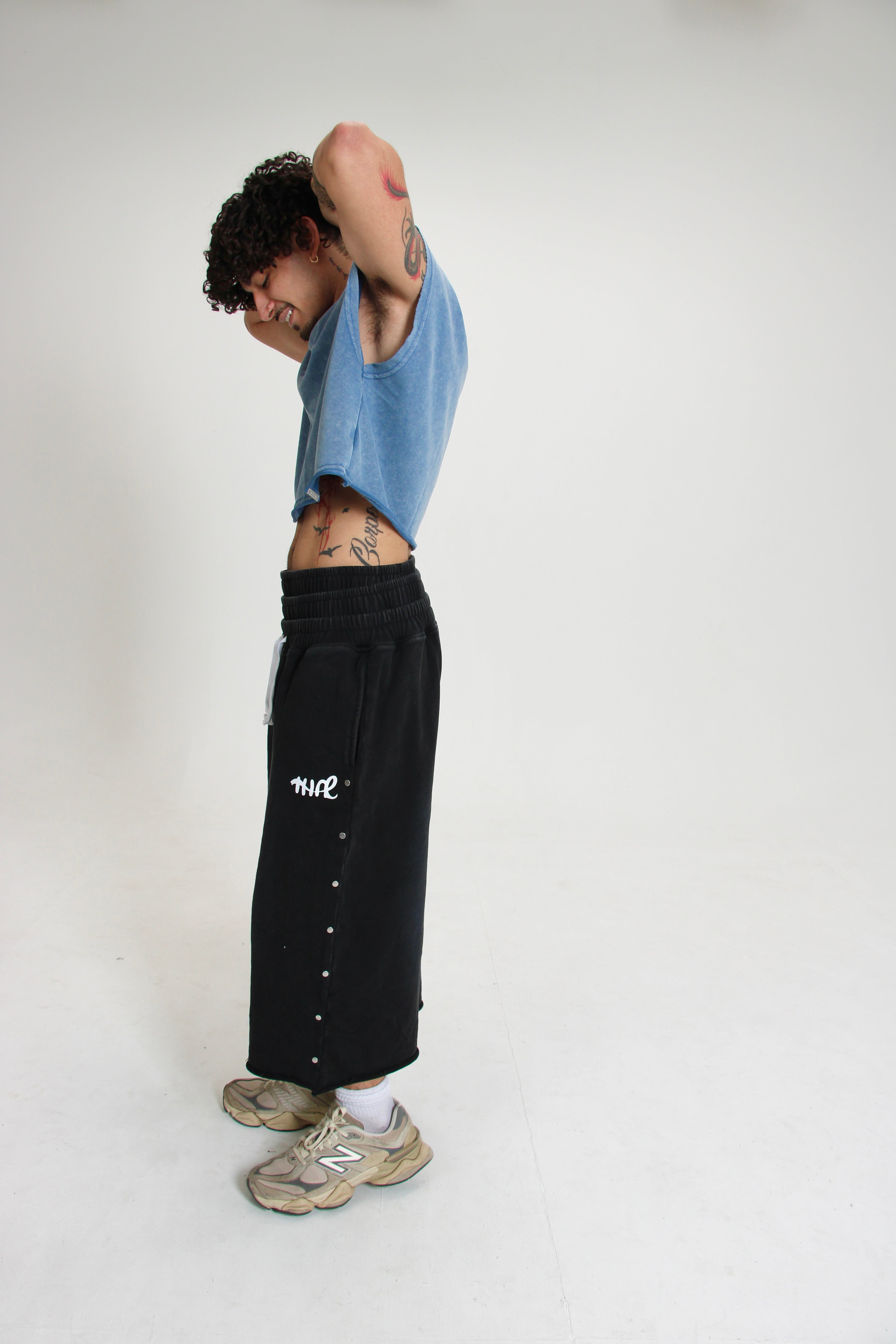 Triple Waistband Cropped Sweats