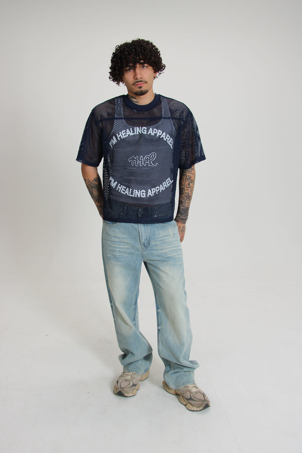 Boxy Net Tee