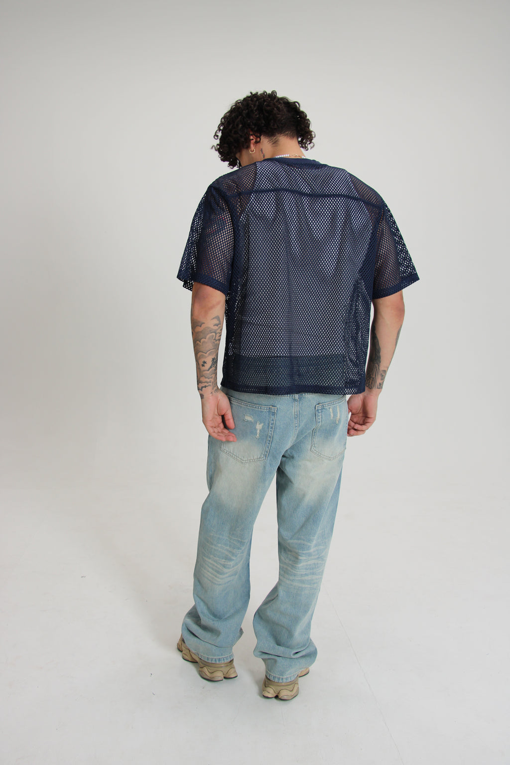 Boxy Net Tee