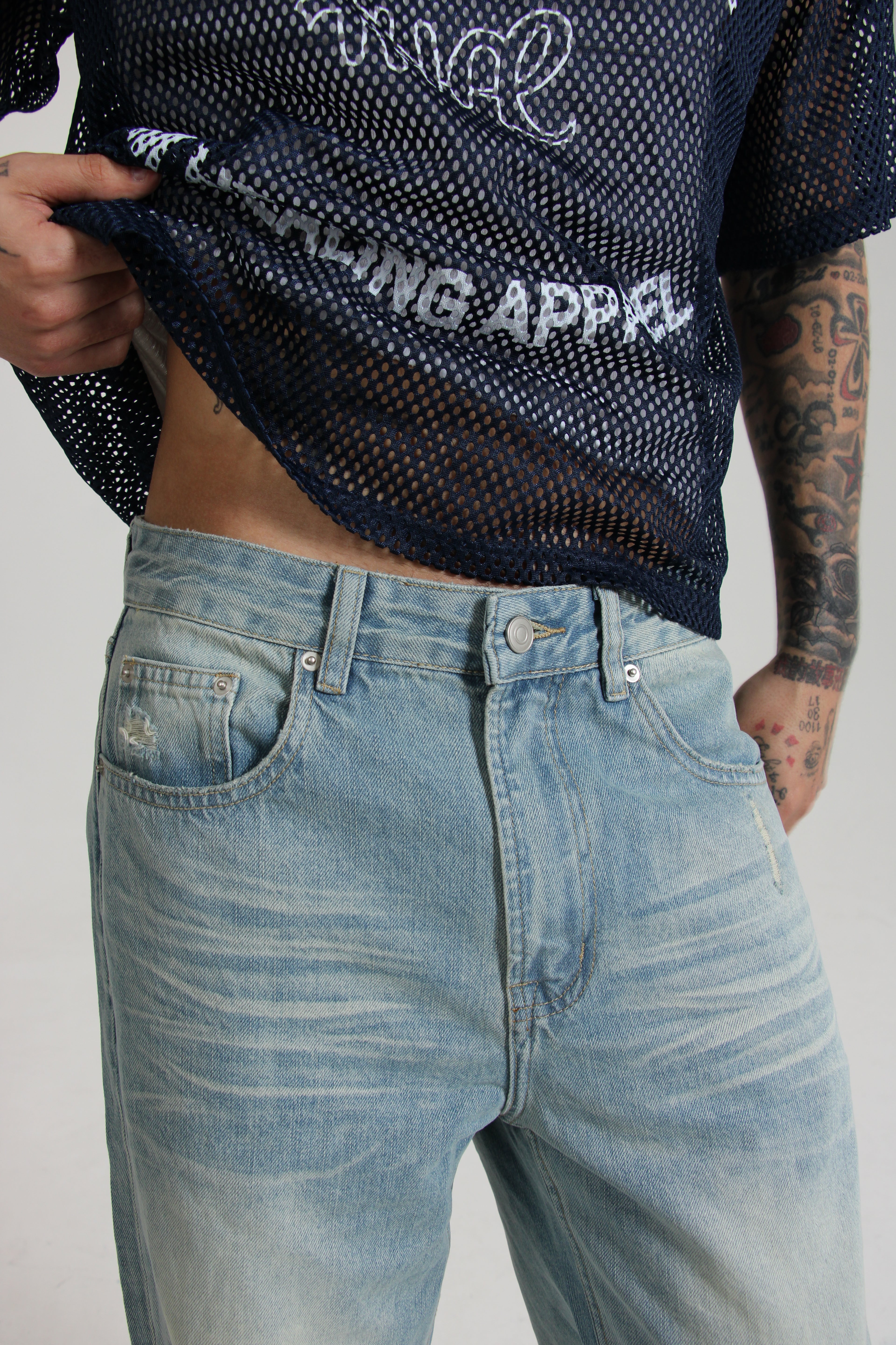 Raw Sunfade Denim