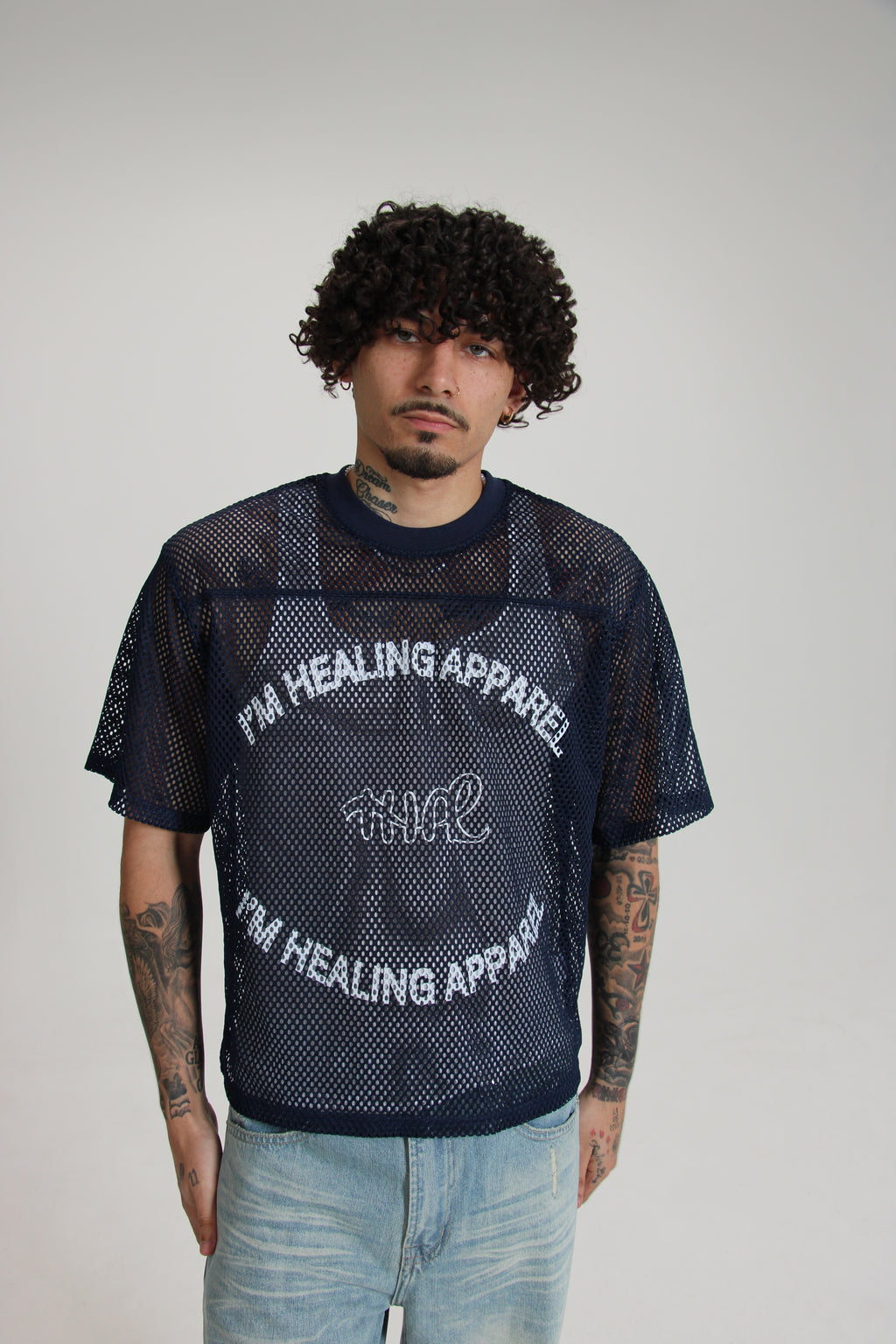 Boxy Net Tee