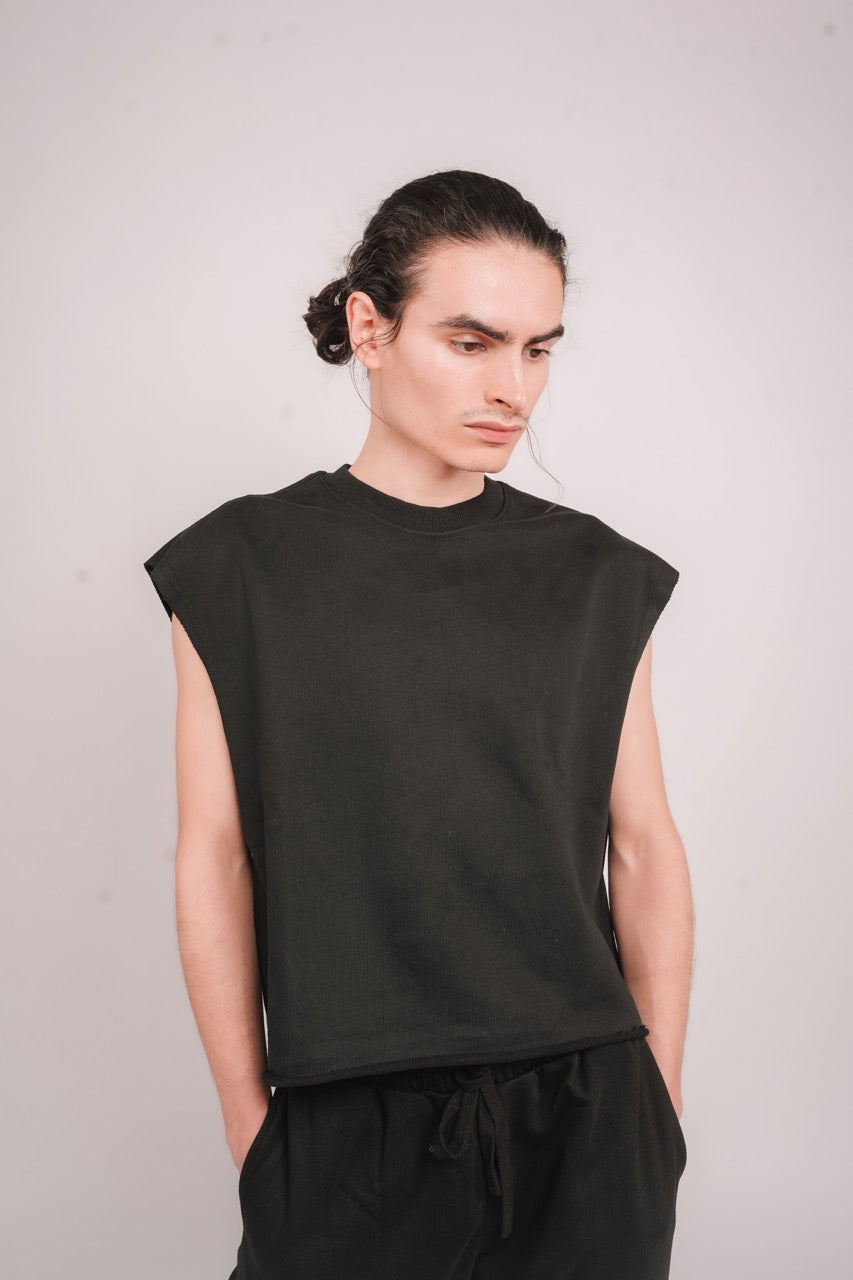 French Terry Boxy Tank Top